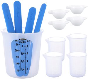 Measuring Cups and Silicone Stir Stick Set