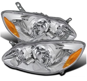Auto Lamp Light 2004 2005 2006 2007 Headlamp DOT Assembly Left+Right For Toyota Corolla 2003-2008 He
