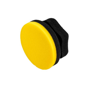 Yellow Hex Grip Car Wax Foam Applicator - Car Detailing Tool for Waxing Kit