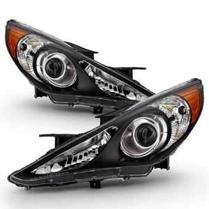 Chrome Housing Clear Lens Headlamp Assembly For Hyundai Sonata 2011-2014 Headlights