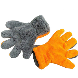 12.5x30cm High-Density Soft Scratch&Lint Free Wash Glove Finger