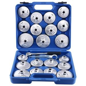 23pcs Cup Type oil filter wrench set Removal Tool Set Cup Socket Tool Kit