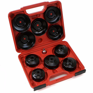 Automotive Tools 10pcs Cap Type Oil Filter Wrench Removal Tool Set