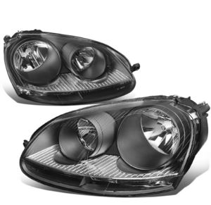 Auto Light for VW Black Housing Clear Corner Head Lamp Set for Volkswagen Jetta 2005-2010 headlight