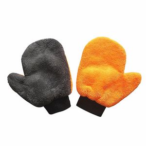 Coral Velvet Thumb Gloves