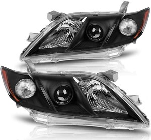 Black Projector Headlights Headlamp Assembly for Toyota Camry 2007 2008 2009 Headlight