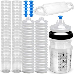 CPG0026 Paint Spray Gun Cup Lids and Liners Kit
