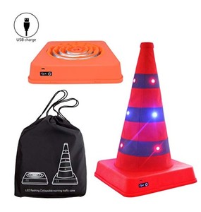 Flashing Collapsible Traffic Cone